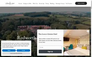 Redworthhalldurham.co.uk Screenshot 2024-07-05 09:13:02