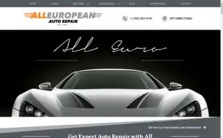 Alleuropeanautorepair.com Screenshot 2024-05-08 11:46:31