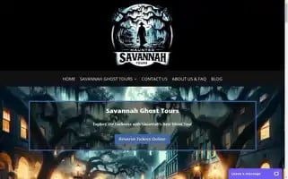 Hauntedsavannahtours.com Screenshot 2024-04-23 22:26:07