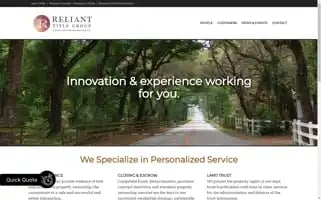 Relianttitlegroup.com Screenshot 2024-07-06 09:06:34