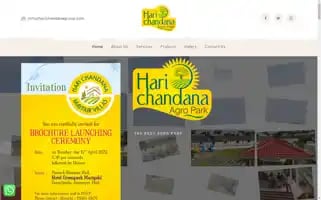 Harichandanagroup.com Screenshot 2024-05-20 03:58:52