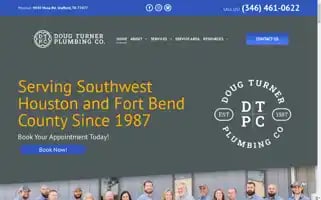 Dougturnerplumbing.com Screenshot 2024-05-09 11:23:52