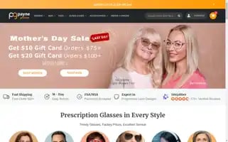 Payneglasses.com Screenshot 2024-05-13 08:23:17