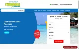 Uttarakhandhillstour.com Screenshot 2024-04-24 07:24:10
