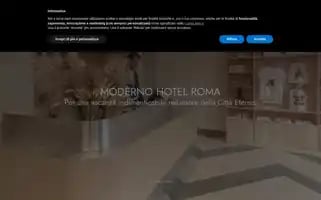 Modernohotelroma.it Screenshot 2024-04-17 12:50:44