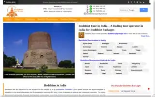 Buddhisttourinindia.com Screenshot 2024-04-19 07:45:04