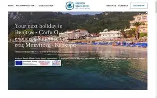 Kerkyrabeachhotel.com Screenshot 2024-04-14 10:15:06