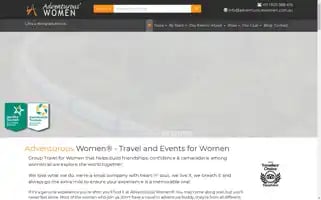 Adventurouswomen.com.au Screenshot 2024-05-08 10:31:51