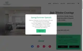 Jadewindowcoverings.com Screenshot 2024-07-06 14:14:23