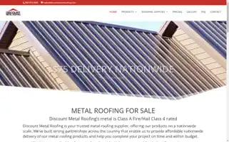 Discountmetalroofing.com Screenshot 2024-05-09 10:31:16