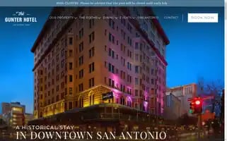 Thegunterhotel.com Screenshot 2024-04-23 12:29:00