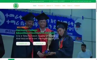 Harmonycollegeet.com Screenshot 2024-05-25 23:31:47