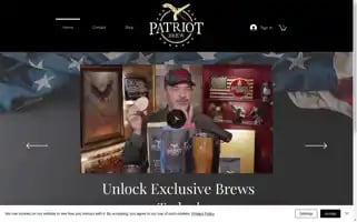 Patriotbrew.com Screenshot 2024-06-30 08:14:48