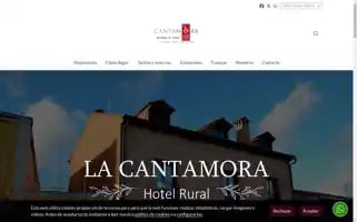 Lacantamorahotelrural.com Screenshot 2024-04-14 21:16:10