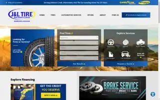 Jandltire.com Screenshot 2024-05-12 11:40:48
