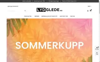 Lydglede.no Screenshot 2024-07-08 16:07:09