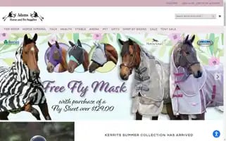 Adamshorsesupply.com Screenshot 2024-05-08 10:08:34