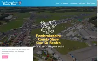 Pembsshow.org Screenshot 2024-05-13 08:36:25