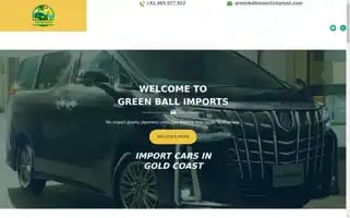 Greenballimports.com Screenshot 2024-05-23 10:18:06