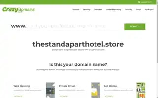 Thestandaparthotel.store Screenshot 2024-04-22 11:24:20