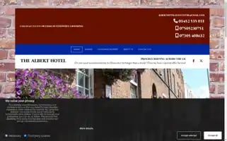 Thealberthotelgloucester.co.uk Screenshot 2024-04-17 04:39:16