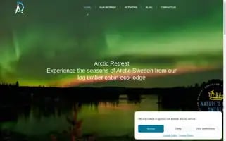 Arcticretreat.se Screenshot 2024-07-01 23:11:11