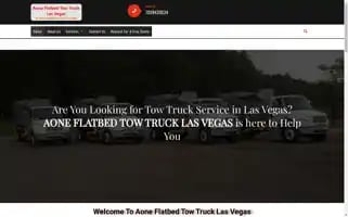 Flatbedtowtruckservicelasvegas.com Screenshot 2024-07-06 20:59:40