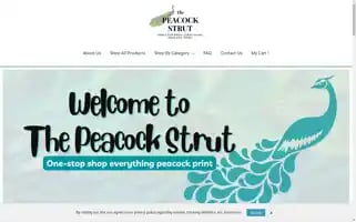 Thepeacockstrut.com Screenshot 2024-05-18 09:54:25
