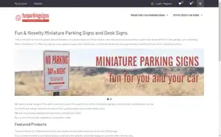 Funparkingsigns.com.au Screenshot 2024-05-19 12:42:11