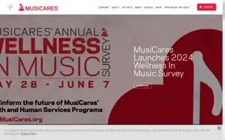 Musicares.org Screenshot 2024-07-02 01:52:08