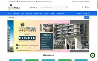 Krishnakrupadevelopers.com Screenshot 2024-05-28 23:40:11