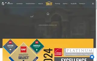 Collisroofing.com Screenshot 2024-05-09 05:06:42