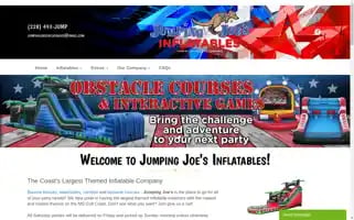Jumpingjoesinflatables.com Screenshot 2024-05-16 03:52:47