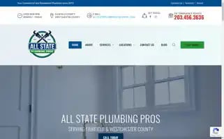 Allstateplumbingct.com Screenshot 2024-07-08 09:53:38