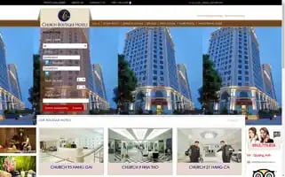 Churchhotel.com.vn Screenshot 2024-04-22 12:42:38