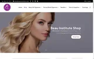 Beauinstituteshop.com Screenshot 2024-07-01 13:27:35