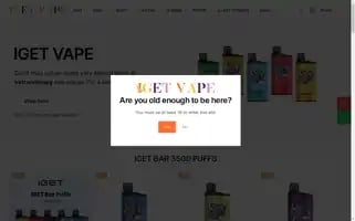 Igetvape.info Screenshot 2024-06-18 10:49:02