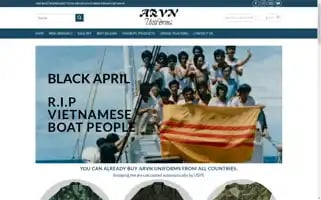 Arvnuniforms.com Screenshot 2024-05-24 08:46:18