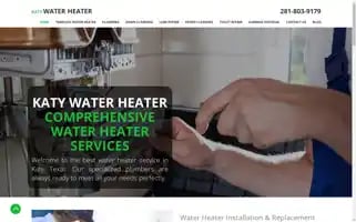 Txkatywaterheater.com Screenshot 2024-07-07 08:08:13