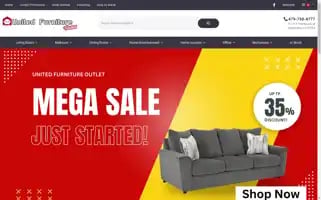 Unitedfurnitureoutlet.com Screenshot 2024-05-16 22:48:02