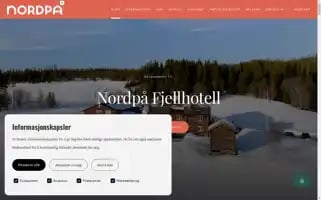 Nordpaafjellhotell.no Screenshot 2024-04-18 17:20:15