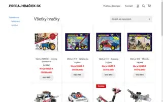 Predajhraciek.sk Screenshot 2024-05-19 21:59:40