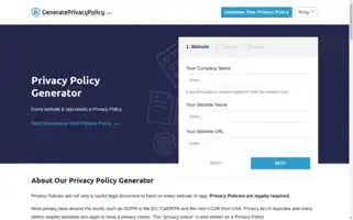 Generateprivacypolicy.com Screenshot 2024-06-18 04:26:39