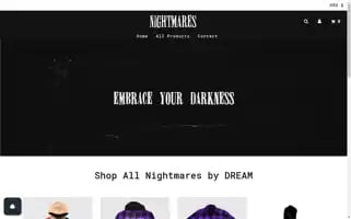 Nightmaresclothinghq.com Screenshot 2024-05-02 07:58:52