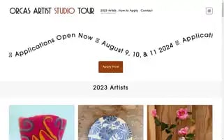 Orcasartiststudiotour.com Screenshot 2024-04-22 22:36:54