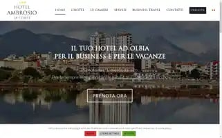 Lacortehotelolbia.it Screenshot 2024-04-17 15:03:07