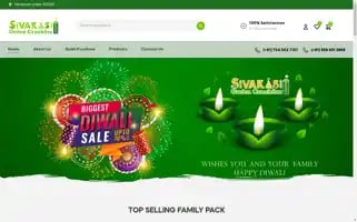 Sivakasigreencrackers.com Screenshot 2024-05-26 09:17:01