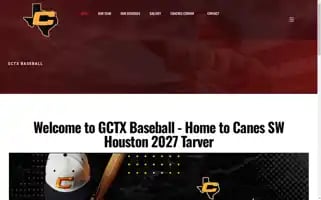 Gctxbaseball.com Screenshot 2024-05-22 20:09:37