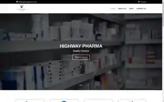 Highwaypharma.com Screenshot 2024-05-19 06:08:50