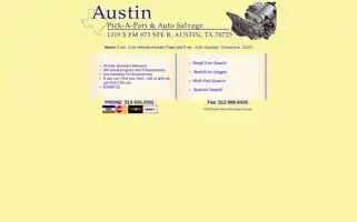 Austinusedautoparts.com Screenshot 2024-05-08 15:22:12